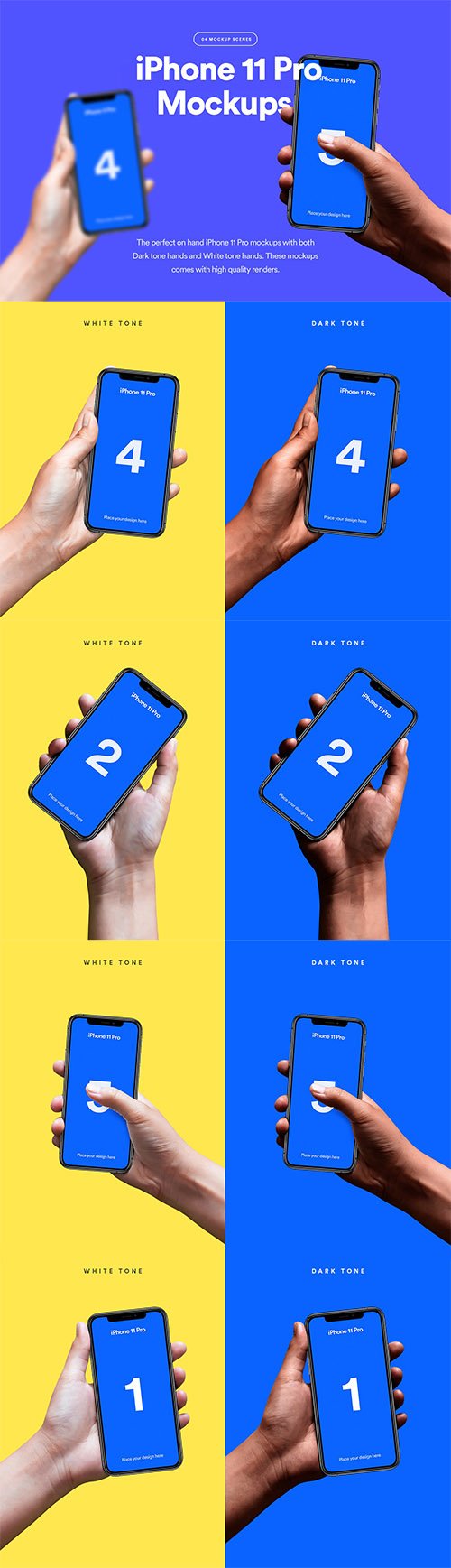 iPhone 11 Pro Mockup - Vol 03