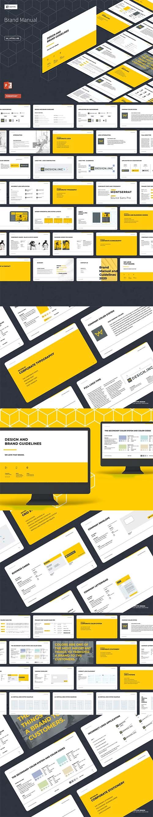 Brand Manual PowerPoint, Keynote, Google Slides