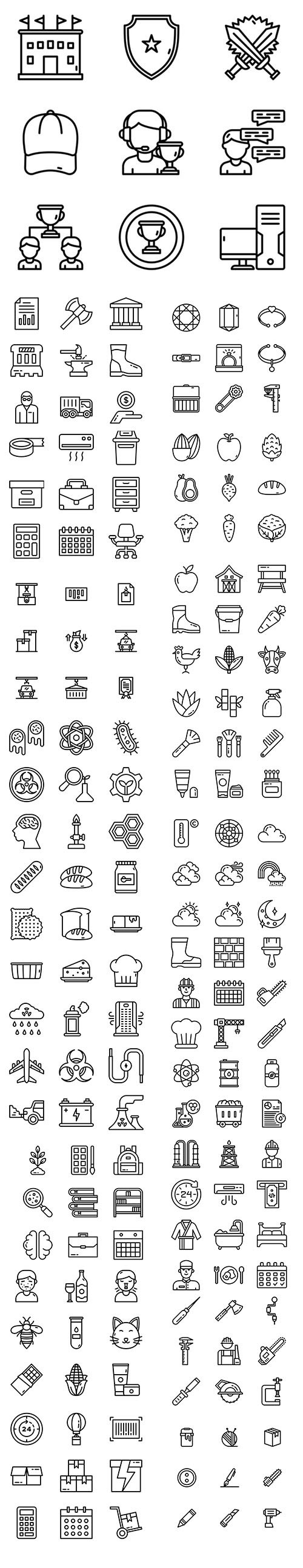 More 900 Icons in 1 Pack