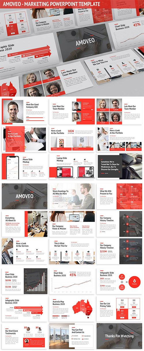 Amoveo - Marketing Powerpoint Template