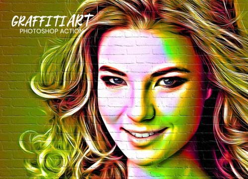Graffiti Art Photoshop Action 5013334