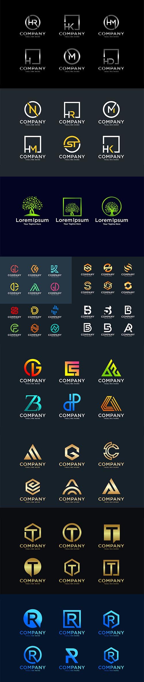Monogram Logo Template