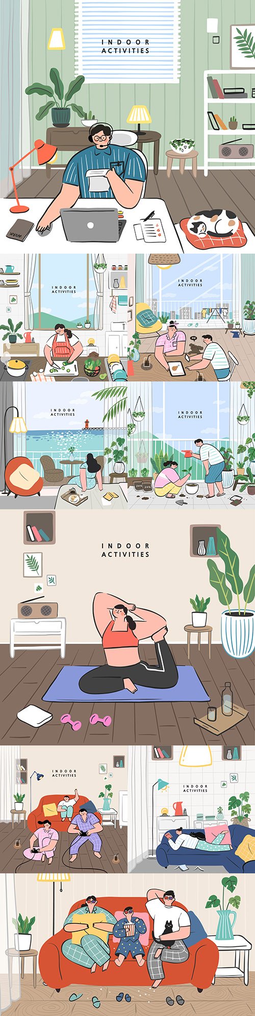 Hobbies are different ideas that can be made by staying at home