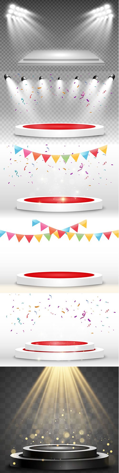 Podium Pedestal Platform Illuminated