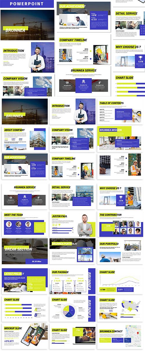 Brunnea - Business Powerpoint Template