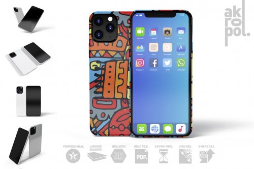 Phone 11 Pro Case Mockup 4650122