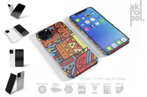 Phone 11 Pro Case Mockup 4650122