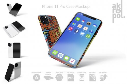 Phone 11 Pro Case Mockup 4650122