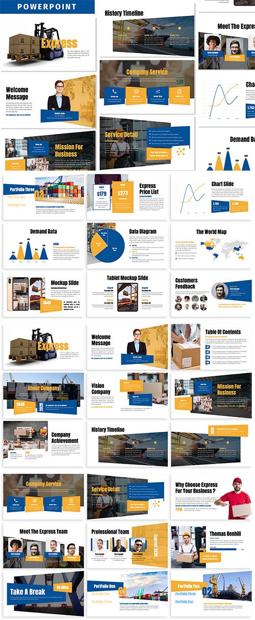 Express - Business Powerpoint Template