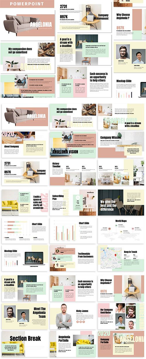 Angelonia - Business Powerpoint Template