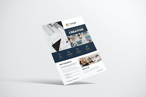 Clean Creative Business Design with Blue Color