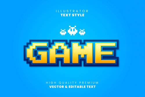 Editable text effects - Illustrator 4699063
