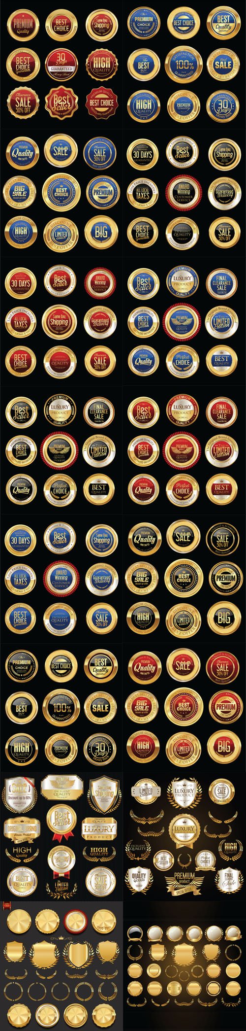 400+ Golden Labels Vector Graphics
