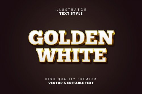 Editable text effects - Illustrator 4699063