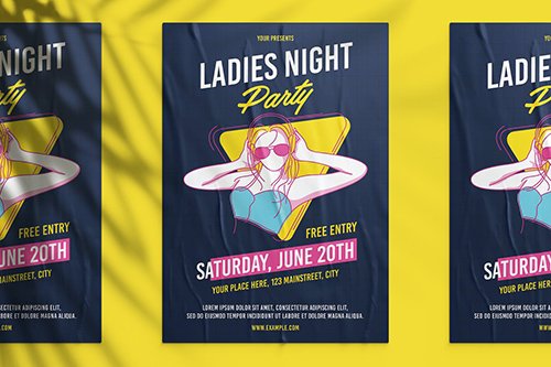 Ladies Night Party Flyer