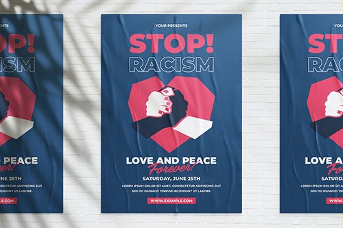 Stop Racism Flyer