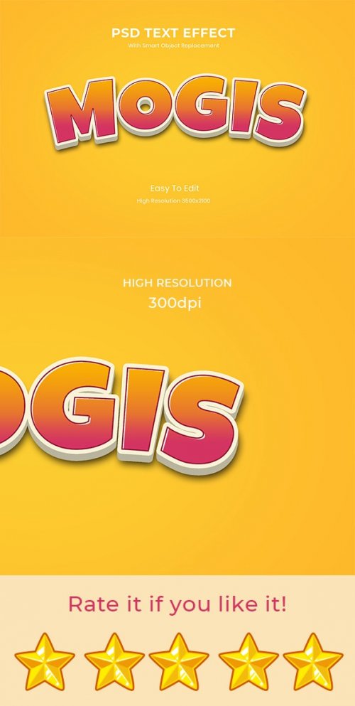 Mogis - 3D Game Logo Text Effect
