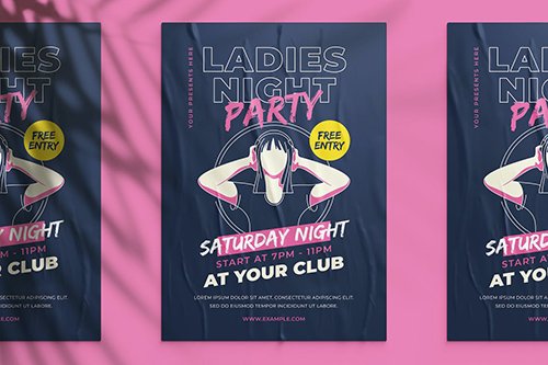 Ladies Night Party Flyer