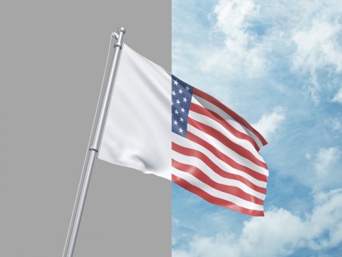 Realistic Flag Mockup 4654986