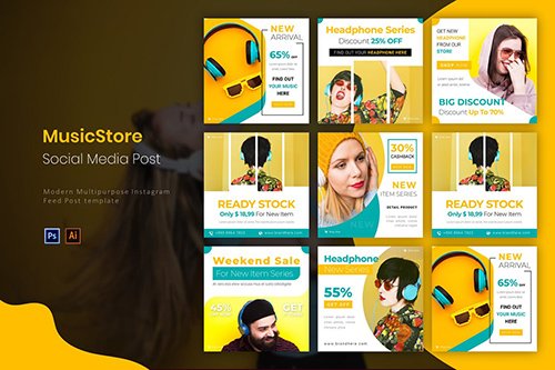 Music Store | Social Media Post