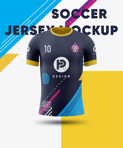 Soccer Jersey PSD Mockup