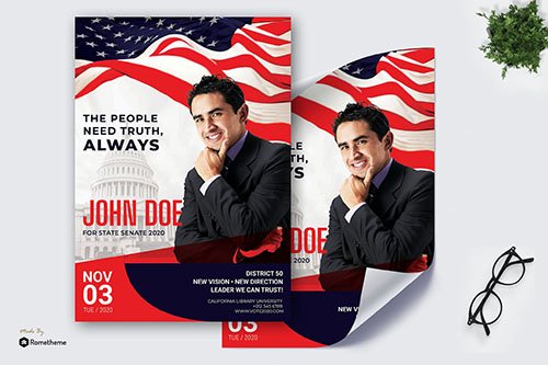 Election John Doe - Political PSD Poster RB