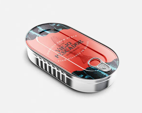 Fish Tin Can Mock-Up