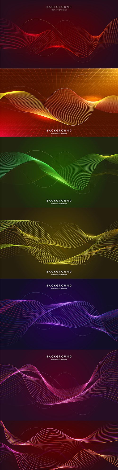Background abstract design blend line and luminous effect