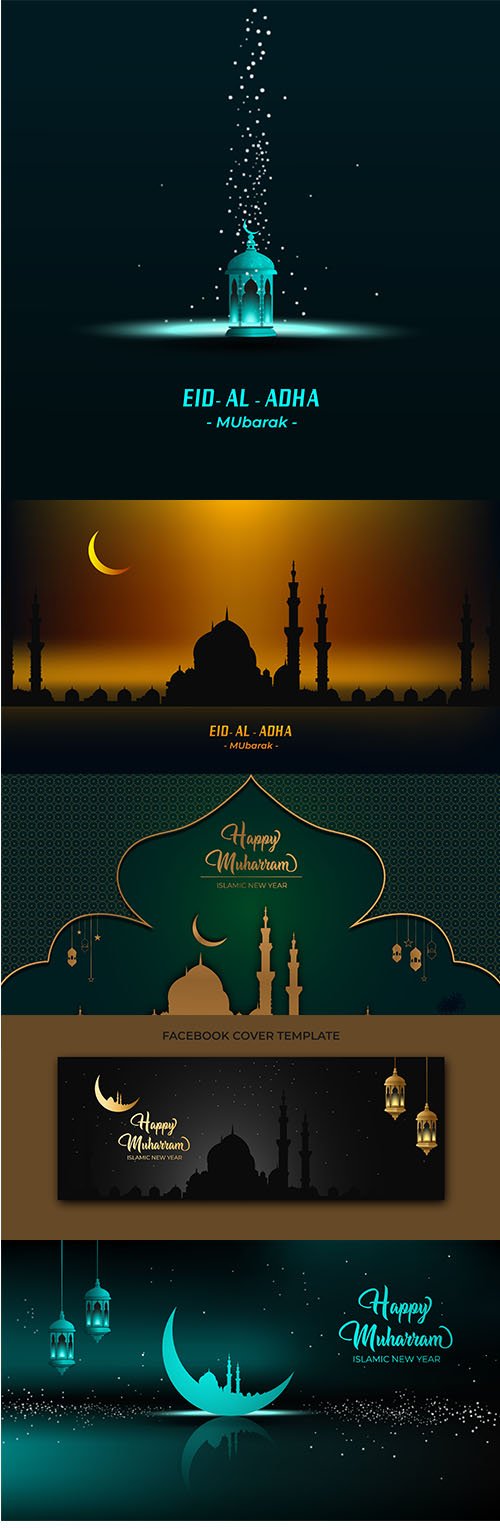 Happy Muharram Islamic New Year Design