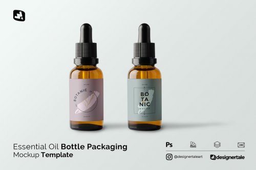 Essential Oil Packaging Mockup 4874697