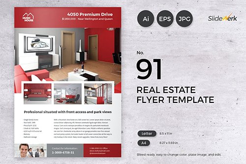 Real Estate Flyer Template 91