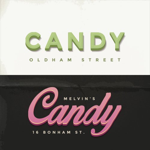 Candy 3D Text Effect for Photoshop