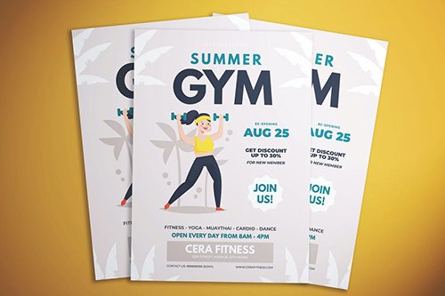 Summer Gym Flyer