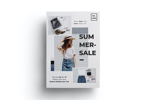 Summer Sales Fashion Flyer