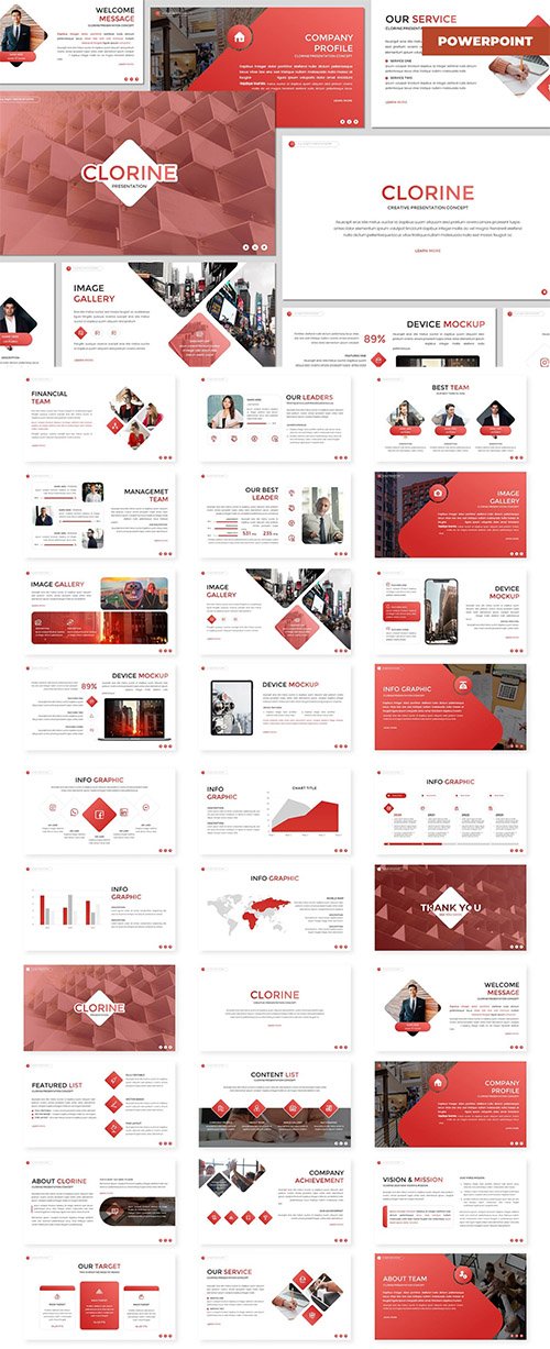 Clorine - Multipurpose Powerpoint Template