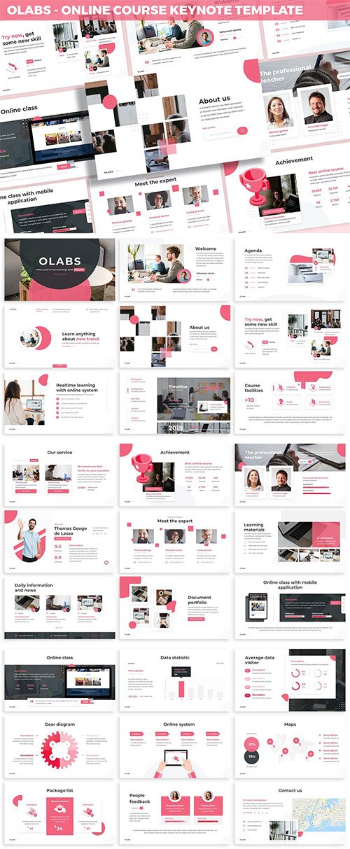 Olabs - Online Course Keynote Template