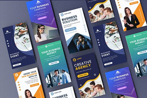 Business Instagram Stories Banner Template