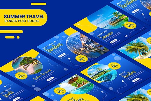 Travel Banner Instagram Stories Template