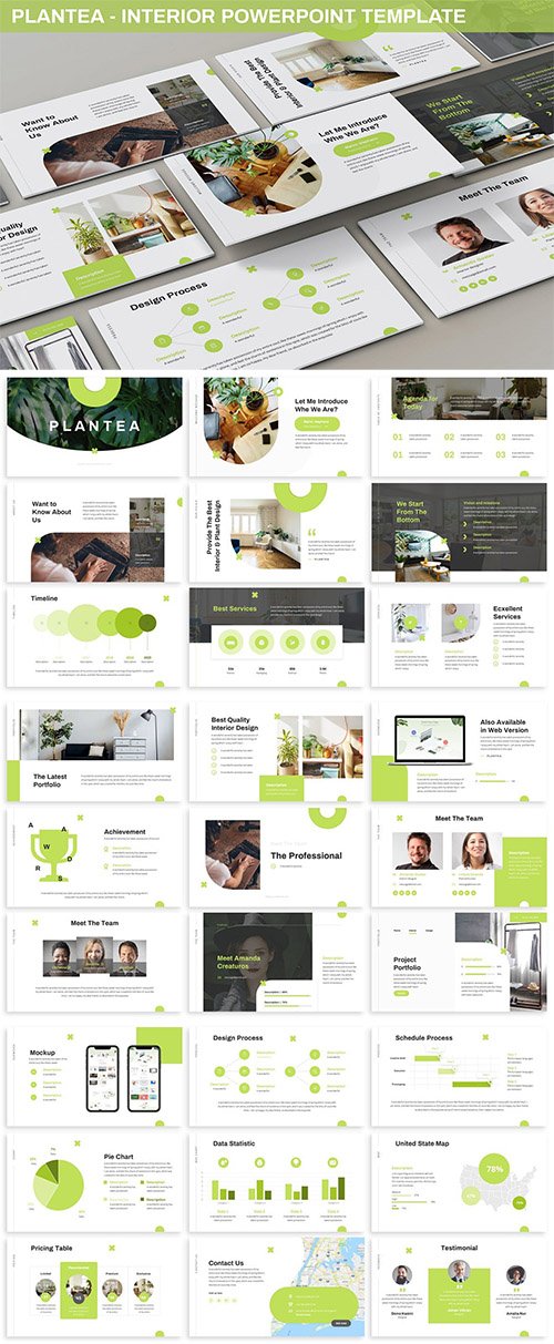 Plantea - Interior Powerpoint Template