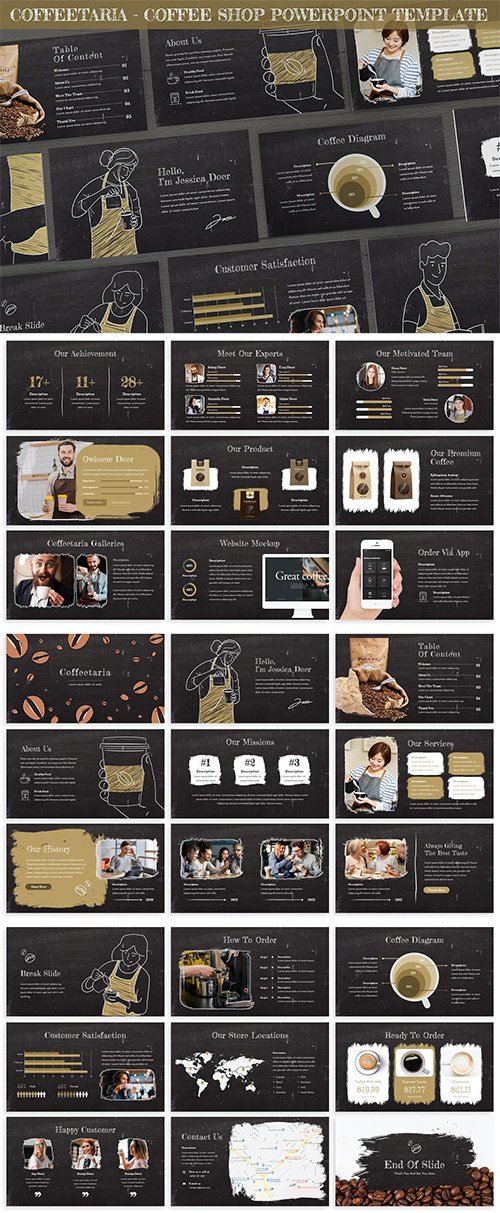 Coffeetaria - Coffee Shop Powerpoint Template