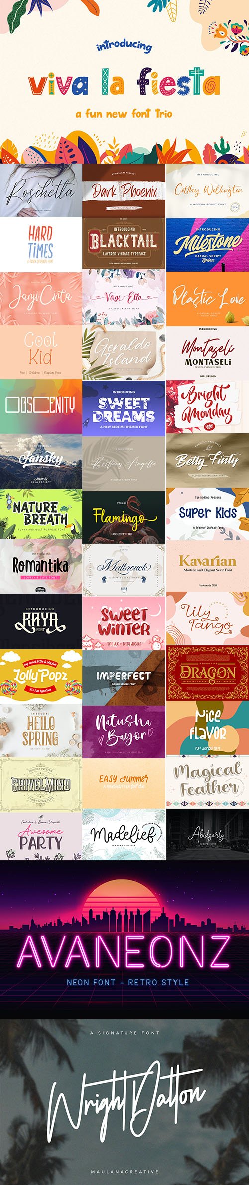 Super Fonts Pack July 2020 Vol 2