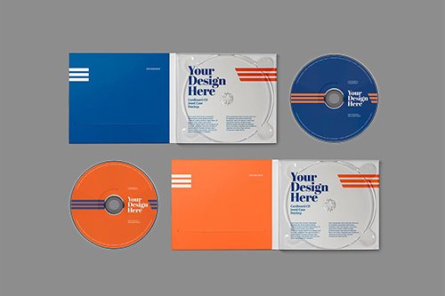 CD Cardboard Jewel Case Mockup