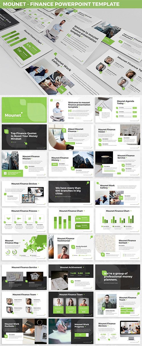 Mounet - Finance Powerpoint Template