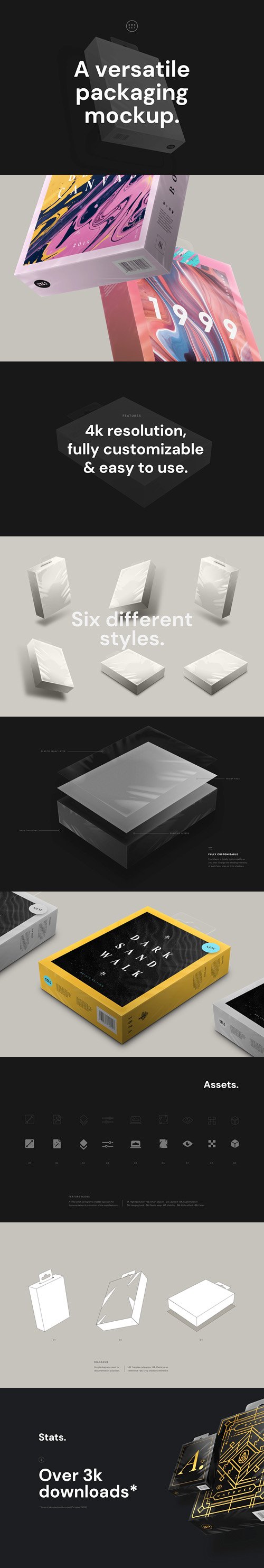 Boxset 1.0 - Product Box PSD Mockups Bundle