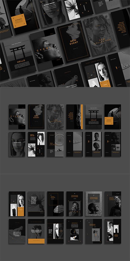 Cygni Pinterest Templates