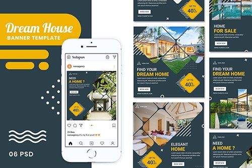 House Banner Instagram Stories Templates