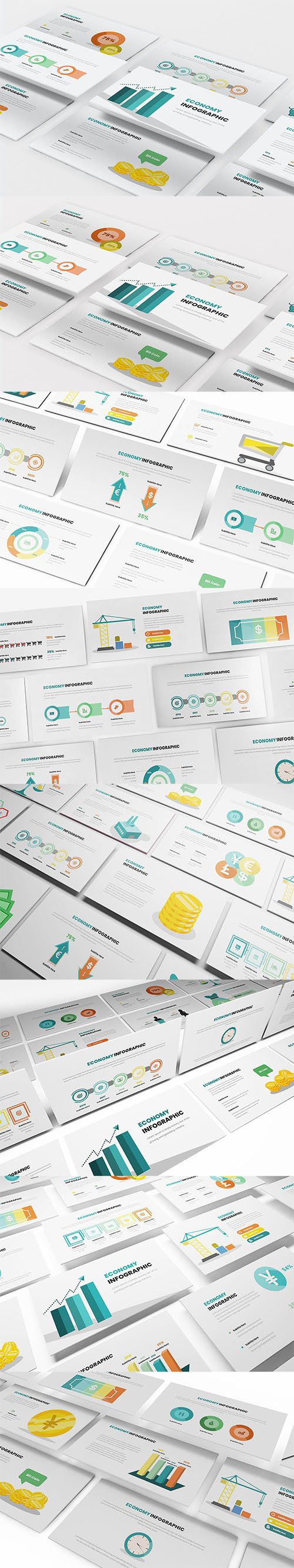 Economy Infographic Powerpoint, Keynote and Google Slides Templates