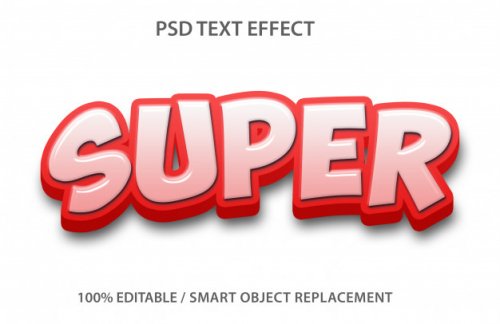 PSD text effect