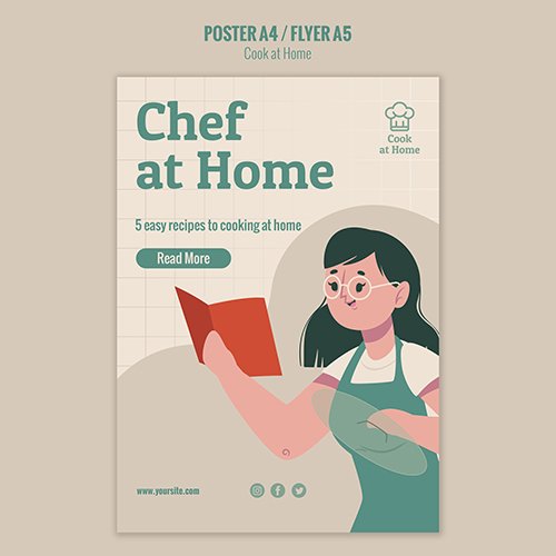 Chef Home Poster Style