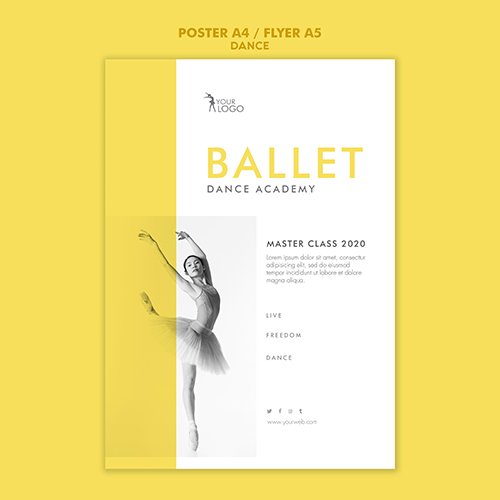 Dance Academy Flyer Template